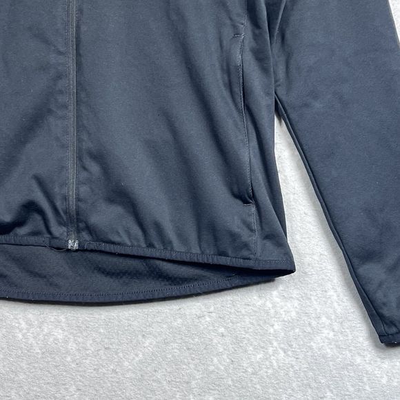Nike Sweatshirt Womens Medium Black Full Zip Athletic Zipper Pockets Top Jacket - Picture 4 of 13